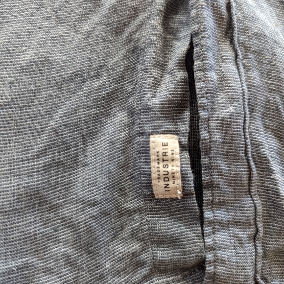 Men's 100% Linen Button Down Shirt Size XL - Picture 4 of 5